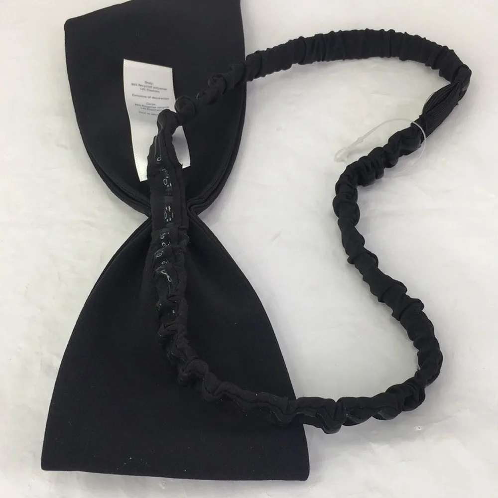 Ivivva by Lululemon Black Bow-Tiful Headband